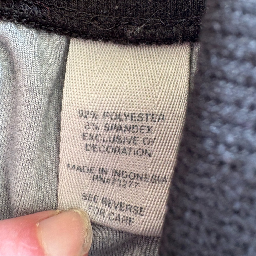 Black Patterned Joggers - Picture 4 of 5